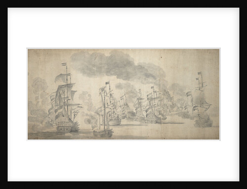 The Battle of Solebay, 28 May-7 June 1672 by Willem van de Velde the Elder