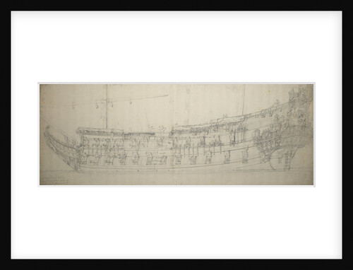 Portrait of the 'Eendracht' by Willem van de Velde the Elder