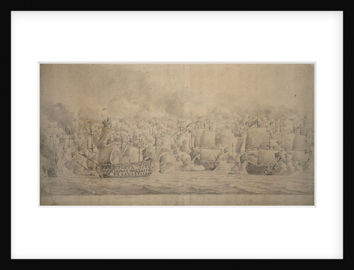 The Battle of the Texel (Kijkduin), 11-21 August 1673 by Willem van de Velde the Elder