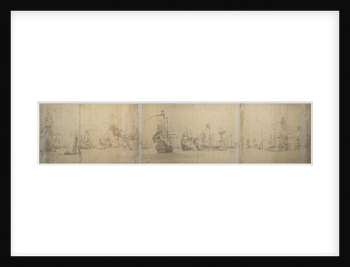 The Dutch fleet off the coast of Holland November 1664 by Willem van de Velde the Elder