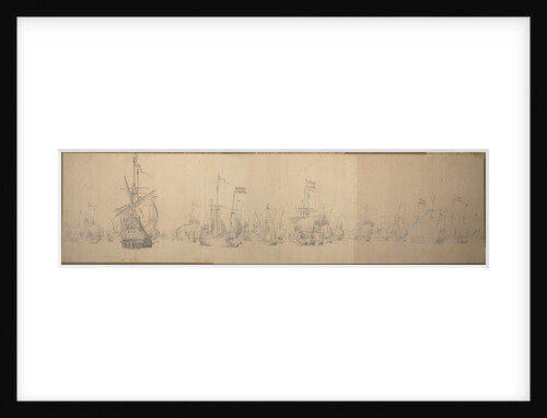 The Dutch fleet tacking off the North Frisian Islands, 9/19 October 1658 by Willem van de Velde the Elder
