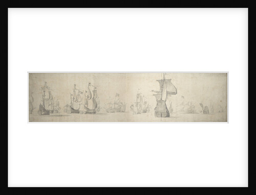 The Dutch fleet on its way to the Sound, trying to beat around the Skaw by Willem van de Velde the Elder