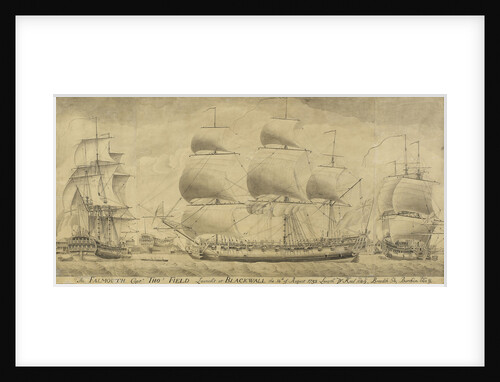 Launch of the 'Falmouth', 1752 by unknown