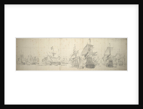A council-of-war in the Dutch fleet off Terschelling, 7-17 October 1658 by Willem van de Velde the Elder
