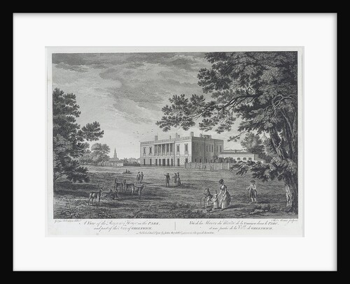 View of the Ranger's House in the Park and part of the town of Greenwich by George Robertson