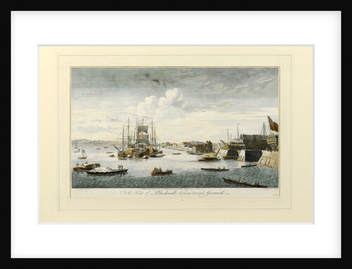A view of the Blackwall looking towards Greenwich by John Boydell