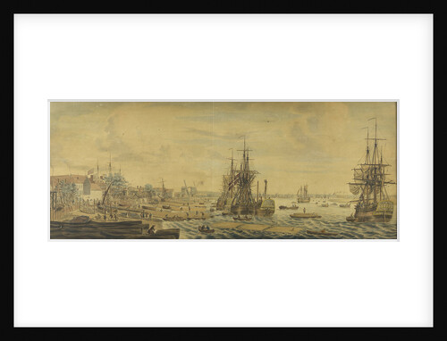 The Thames at Wapping by John Hood