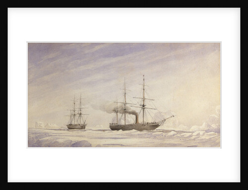 'Phoenix' and 'Breadalbane' in Melville Bay by Edward Augustus Inglefield