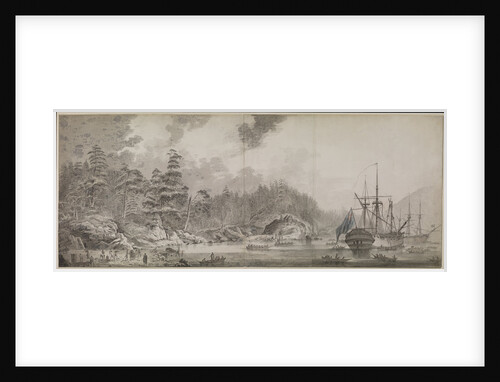 'Resolution' and 'Discovery' in Ship Cove, Nootka Sound by John Webber