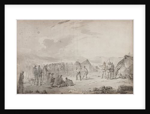 Captain Cook's meeting with the Chukchi in 1778 by John Webber