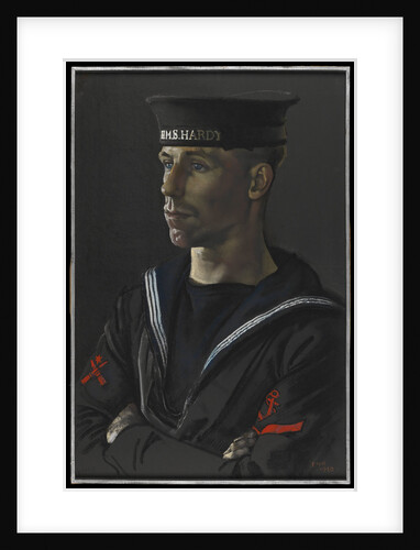 Portrait of Leading Seaman Dove of HMS 'Hardy', 1940 by Eric H. Kennington