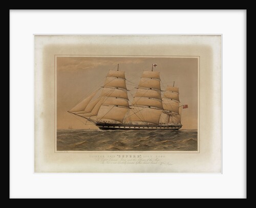 Clipper ship 'Superb' by Thomas Goldsworth Dutton