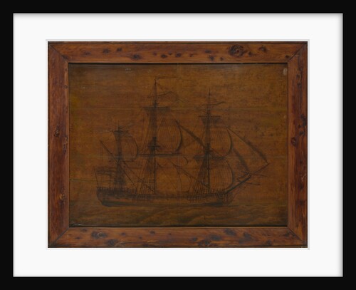 British warship by Robert Masters