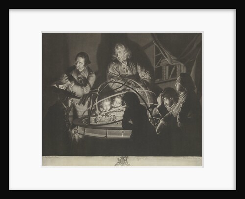 A philosopher giving a lecture on the orrery by Joseph Wright