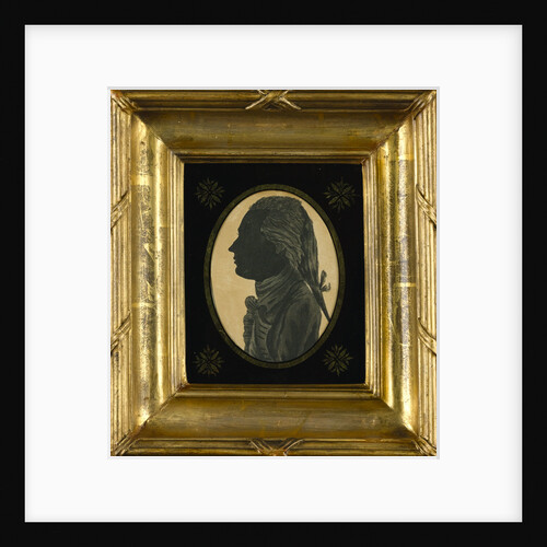 Silhouette of Cuthbert Collingwood drawn by Horatio Nelson when both were serving in the West Indies by Horatio Nelson