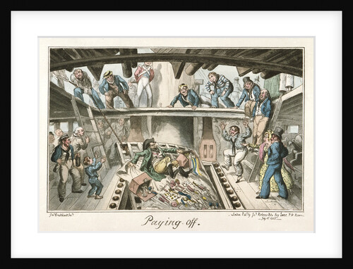 Paying Off' by George Cruikshank