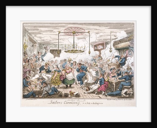 Sailors carousing, or a peep in the long room by George Cruikshank