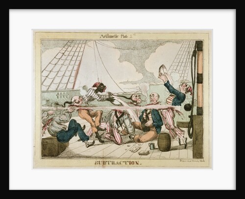 Subtraction, Arithmetic Plate 2nd by H. Heath