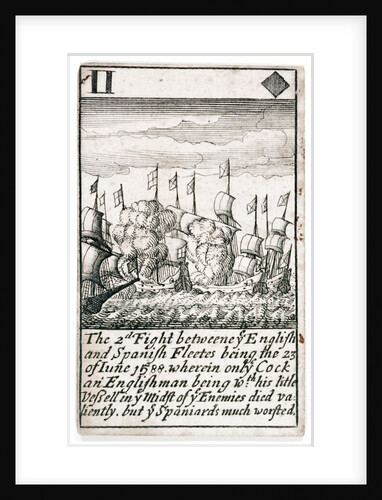 1588 Armada Playing Cards, II of Diamonds by unknown
