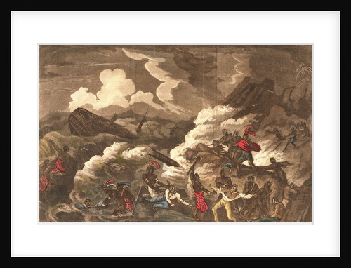 Loss of HMS 'Litchfield' off the coast of Barbary, 30 November 1758 by unknown