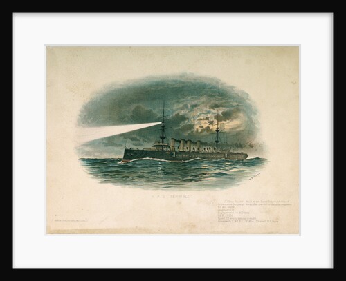 HMS 'Terrible' (Br, 1897) by W.S. Tomkin