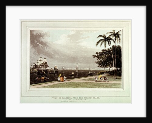 View of Calcutta from the Garden Reach by Thomas Daniell