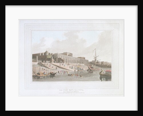 Old Fort Gaut, Calcutta, India by Thomas Daniell