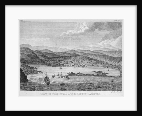 View of Port Royal and Kingston harbours by Peter Mazell