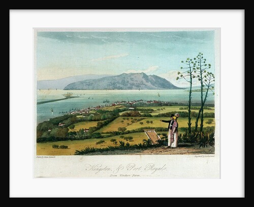 Kingston, and Port Royal from Windsor Farm by James Hakewill
