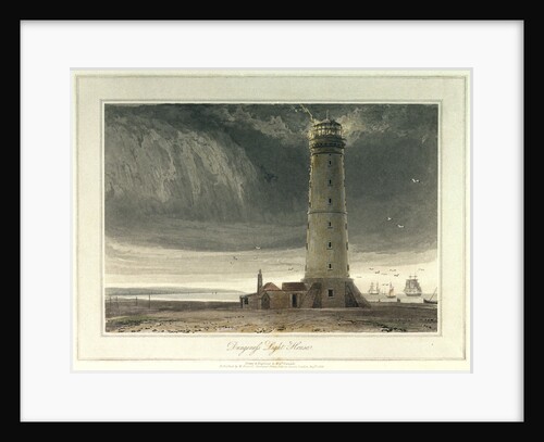 Dungeness light house by William Daniell