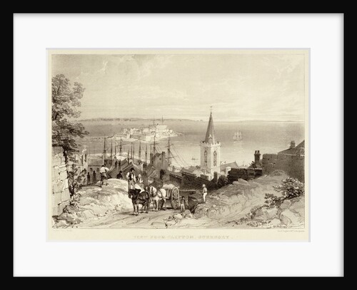 View from Clifton, Guernsey by Louis Haghe