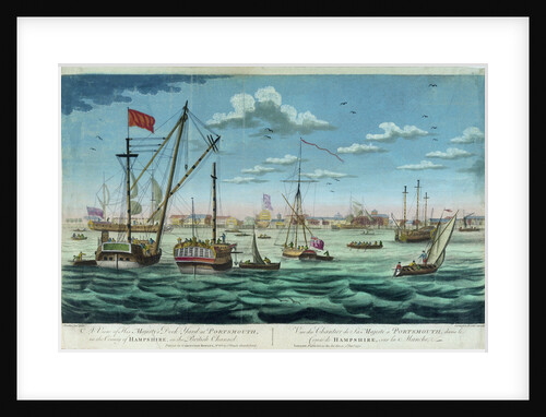 A view of His Majesty's dockyYard at Portsmouth, in the county of Hampshire, on the British Channel by John Cleveley