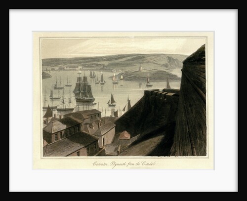 Catwater, Plymouth, from the Citadel by William Daniell