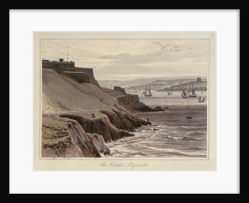 The citadel, Plymouth by William Daniell