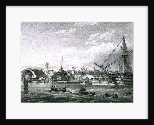 The Duchess of Kent and The Princess Victoria at Devonport dockyard, Plymouth, 1833 by Unknown