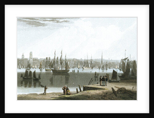 Liverpool, taken from the opposite side of the River by William Daniell