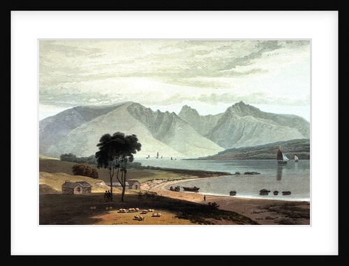 The Isle of Arran, taken near Ardrossan by William Daniell