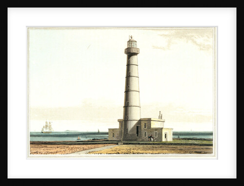 Light house on the Start, Isle of Sandy, Orkney by William Daniell
