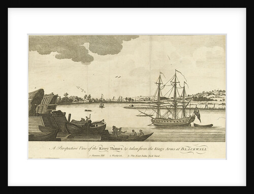 A perspective view of the river Thames by unknown