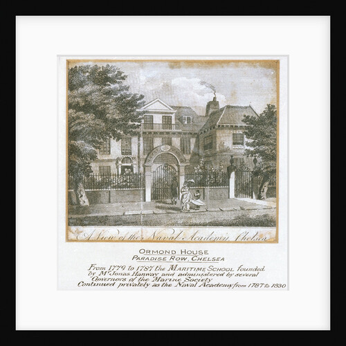 A view of the Naval Academy, Chelsea by unknown