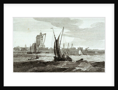 Mast House, Blackwall by William Bernard Cooke