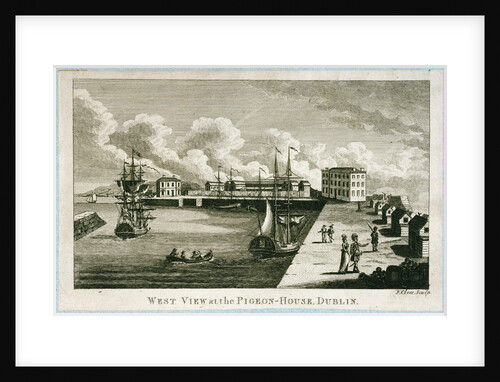 West view at the Pigeon House, Dublin by Samuel Close