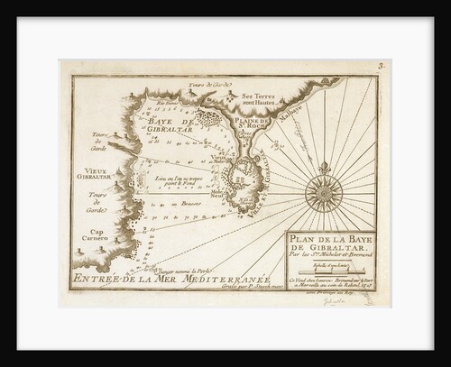 Plan of Gibraltar by P. Starckman