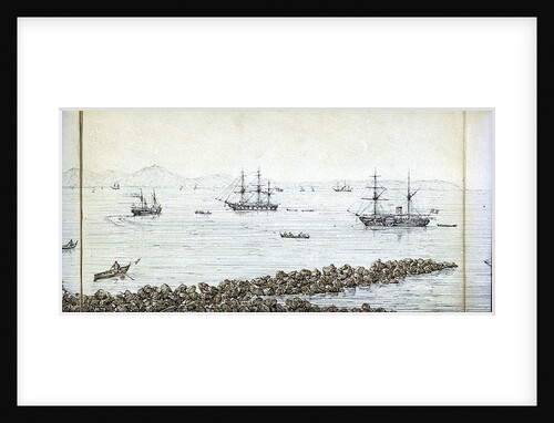 Panoramic view of Naples by Antonio Senape