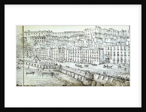 Panoramic view of Naples by Antonio Senape