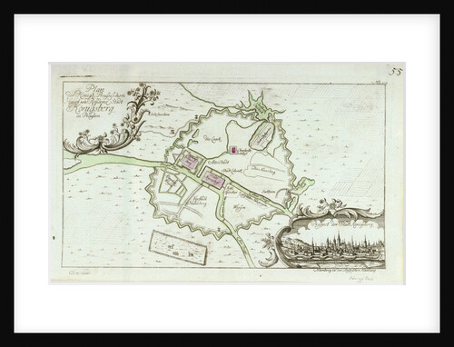 Plan der Konige: Preussischen Haupt und Residenz Stadt Konigsberg in Preussen by unknown