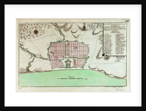 Plan of Pondicheri by Unknown