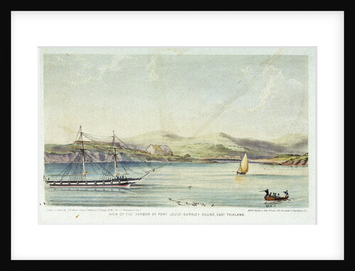View of the Harbor of Port Louis - Berkley Sound, East Falkland by Lowcay