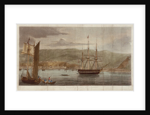 View of the harbour and town of Valparaiso by J. Searle