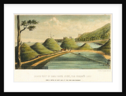 South view of Eagle Hawk Neck, Van Dieman's Land by Hext